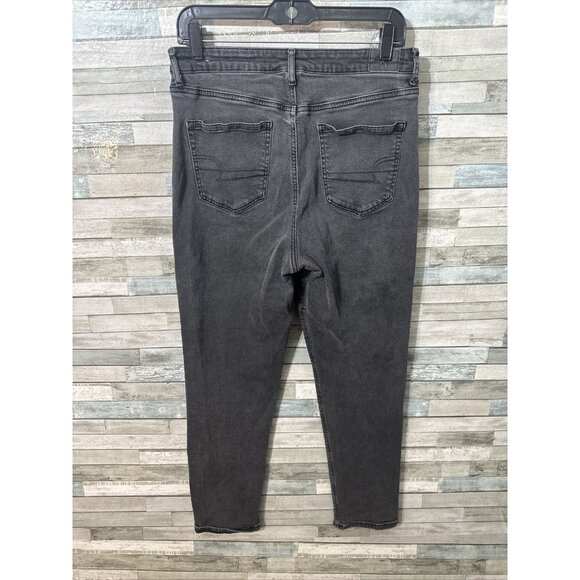 American Eagle Outfitters Black Straight Leg Jeans - Picture 8 of 16